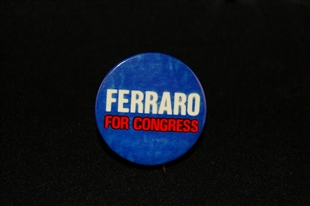 Geraldine Ferraro Campaign Button