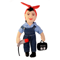 Rosie the Riveter Doll