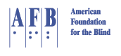 The American Foundation for the Blind logo