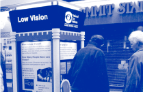 Photo of Low Vision Traveling Exhibit Kiosk