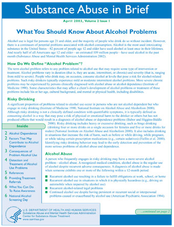 What You Should Know About Alcohol Problems
