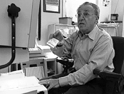 José Koricki at his computer.