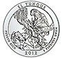 2012 EL YUNQUE SILVER UNC COIN