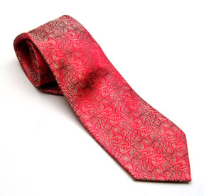 Escher Red Salamander Tie