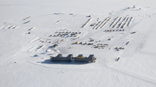 Amundsen-Scott South Pole Station, aeiral view