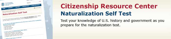 Naturalization Self Test 