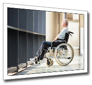 Man in Wheelchair Angled