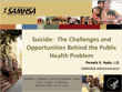 Suicide: The Challenges and Opportunities Behind the Public Health Problem