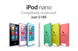 iPod nano. Completely renanoed. Just $149.