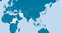 Fulbright Programs by Country map