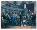 Image: The United States Senate, A.D. 1850.