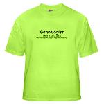 Genealogist Green T-Shirt