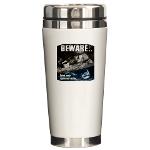 Drink Only Approved Water Ceramic Travel Mug
