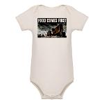 Food Comes First Organic Baby Bodysuit
