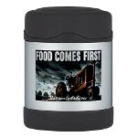 Food Comes First Thermos Food Jar