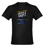 Lights Out Men's Fitted T-Shirt (dark)