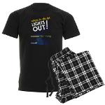 Lights Out Men's Dark Pajamas