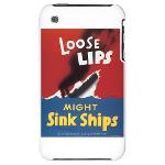 Loose Lips iPhone 3G Hard Case