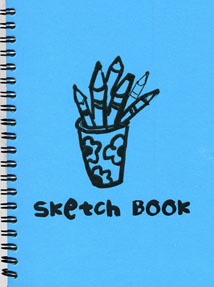 Blue Sketchbook