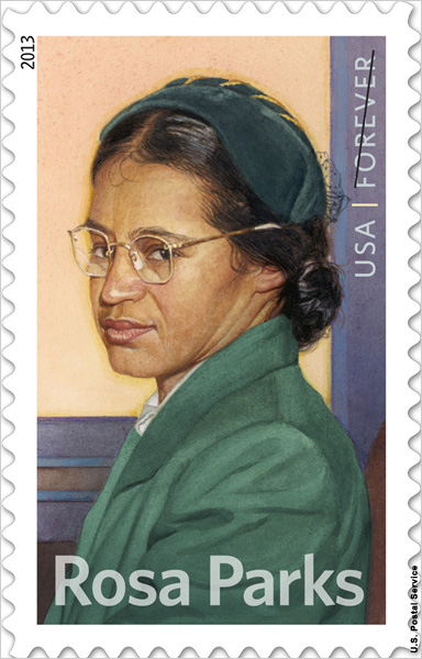 罗莎•帕克斯纪念邮票 (U.S. Postal Service)