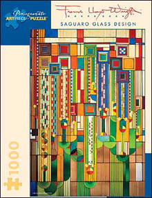 Saguaro Glass Design by Frank Lloyd Wright Puzzle