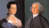 Portraits of Abigail and John Adams, from the Massachusetts Historical Society