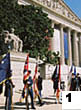 Color Guard outside NA Building