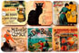 Vintage French Poster Coaster Set 