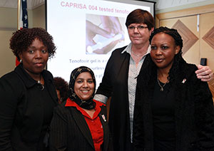 Research scientists from the Centre for Aids Programme Research in South Africa.