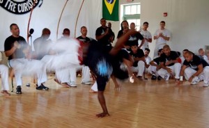 Capoeira is classified as an Afro-Brazilian martial arts, developed in Brazil about in the 1600s. Photograph courtesy of tk