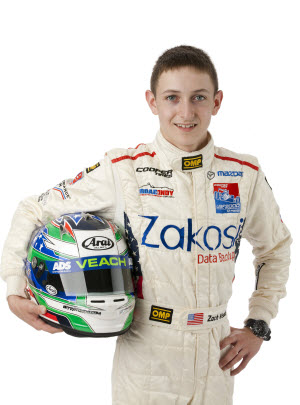 Zach Veach, race car driver
