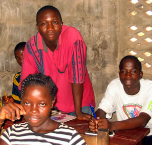 photo, Liberia school room