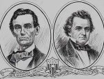 Lincoln and Douglas, Permission: Chicago Historical Society
