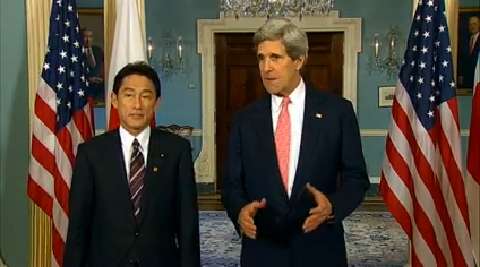 Click here to play the video Remarks With Japanese Foreign Minister Kishida