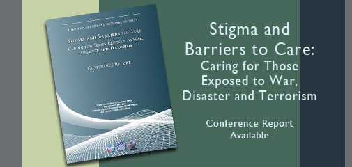 Stigma and Barriers to Care: Conference Report