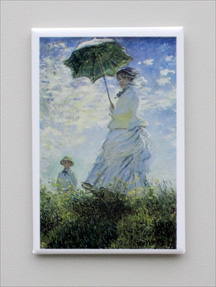 Woman with a Parasol - Madame Monet and Her Son Magnet