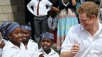 Prince Harry in Lesotho