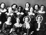 Oberlin College Lady Graduates, class of 1855. (courtesy Oberlin College Archives)