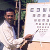 An integrated eye care worker (IECW) in rural Ethiopia