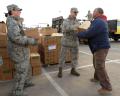National Guard Members Provide Relief Supplies