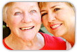 Smiling Middle Aged and Elderly Woman