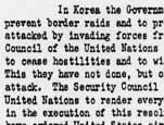 Statement, dated June 27, 1950, by President Harry S. Truman, announcing his order to send U.S. air and naval forces to help defend South Korea and explaining the rationale for his decision.