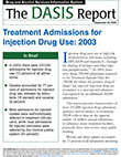 Treatment Admissions for Injection Drug Use: 2003