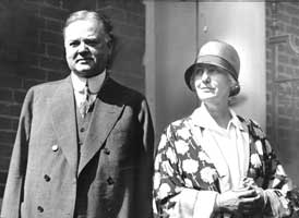Presdient and Mrs. Hoover