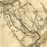 Plan de la ville de Charlestown, de ses retranchements et du siege faits par les Anglois en 1780.