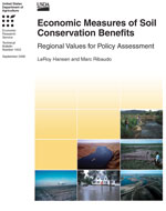 Cover image for ERS publication "Economic Measures of Soil Conservation Benefits: Regional Values for Policy Assessment" (TB-1922)