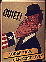 Thumbnail for: "QUIET!", 1941 - 1945