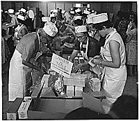 Thumbnail for: Civil Rights March on Washington, D.C. [Food service crew.], 08/28/1963