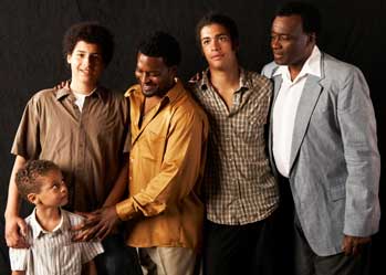 Photograph of an African American family.