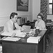 Photograph of William Lind Helping Researcher, 1972